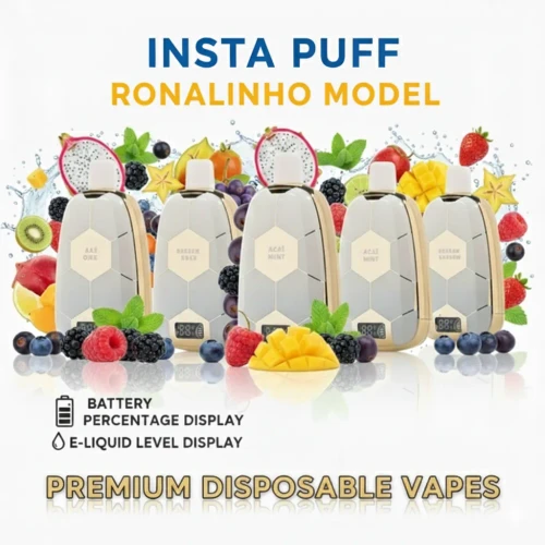 پاد یکبار مصرف اینستا پاف رونالدینیو 10 15 هزار پاف | Insta Puff Ronaldinho 10 15K Disposable Vape