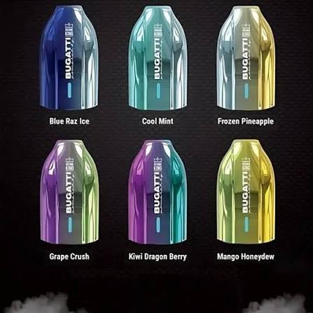 پاد 17000 هزار پاف بوگاتی  | BUGATI 17000 PUFF MENTOL DISPOSABLE